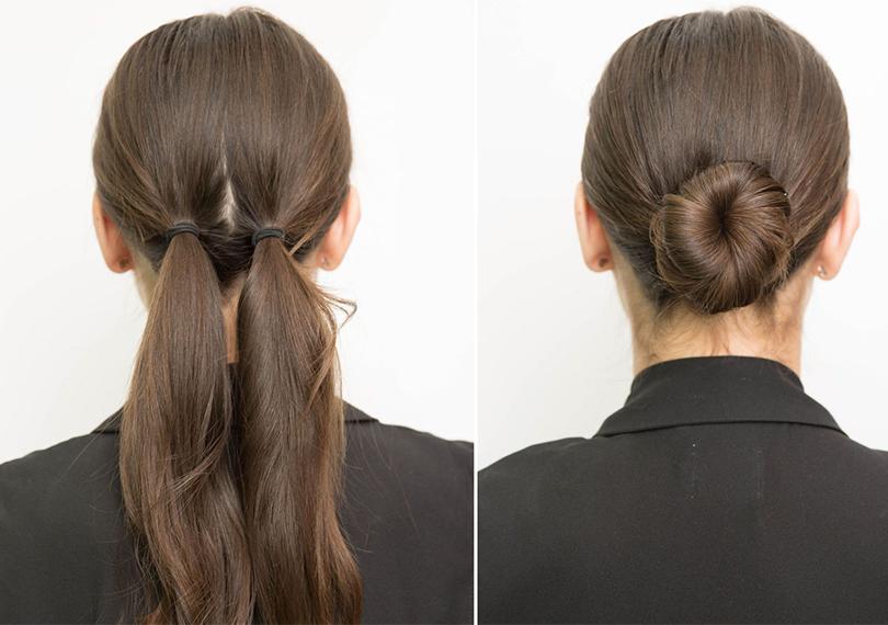 Chignon pro jemné vlasy