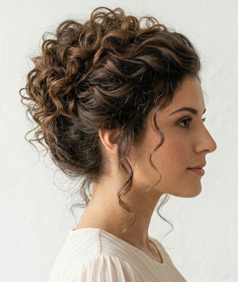 Kudrnaté účesy na ples plné elegance a inspirace