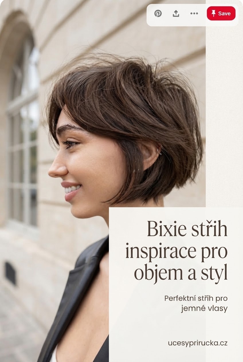 Bixie střih inspirace pro objem a styl