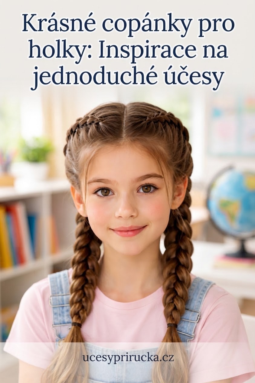 Krásné copánky pro holky: Inspirace na jednoduché účesy