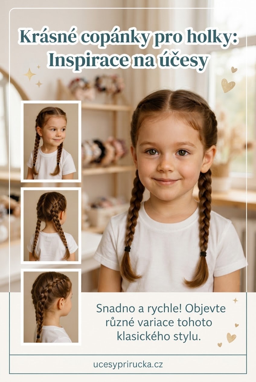 Krásné copánky pro holky: Inspirace na účesy
