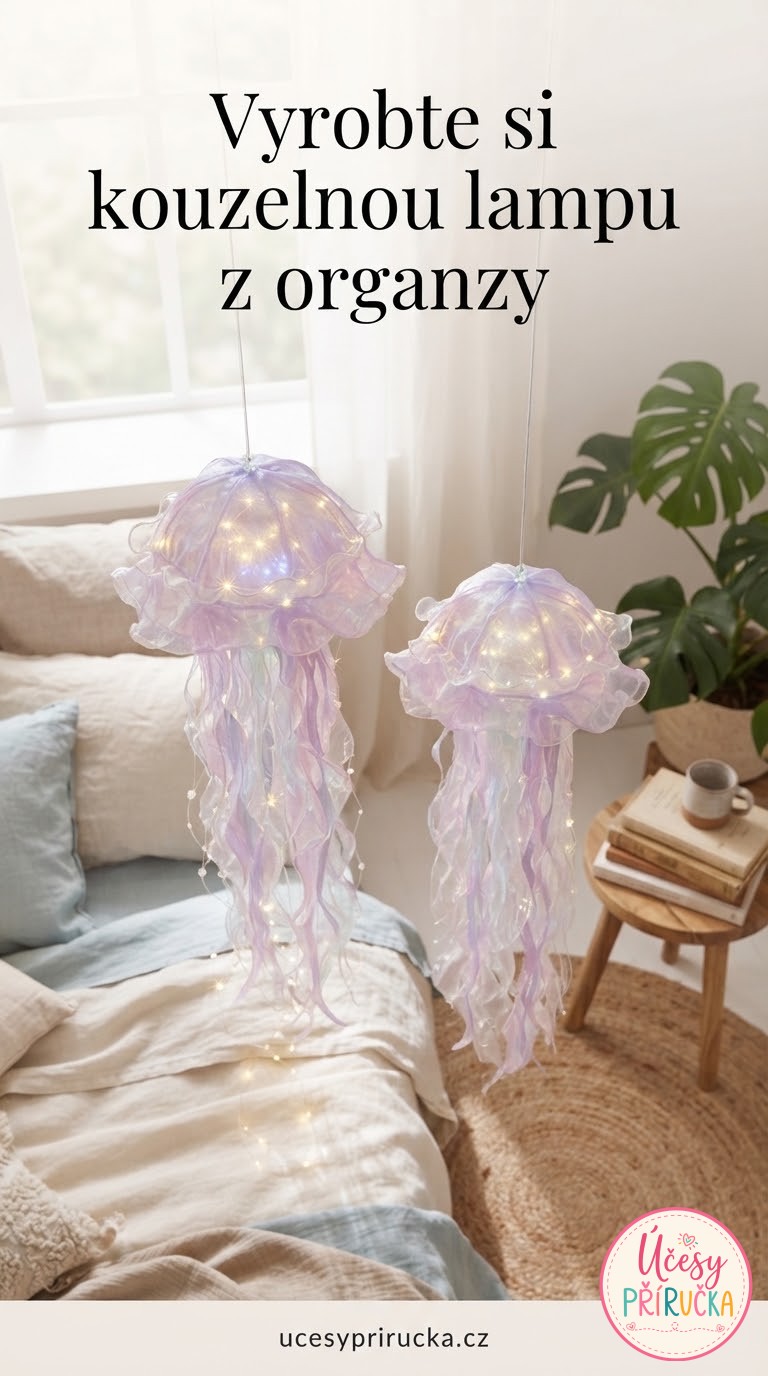 Vyrobte si kouzelnou lampu z organzy