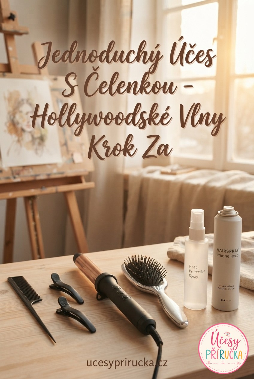 Jednoduchý Účes S Čelenkou - Hollywoodské Vlny Krok Za