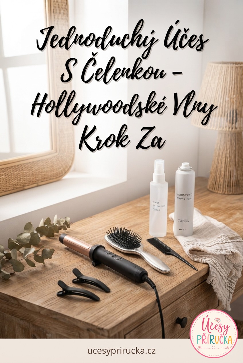 Jednoduchý Účes S Čelenkou - Hollywoodské Vlny Krok Za