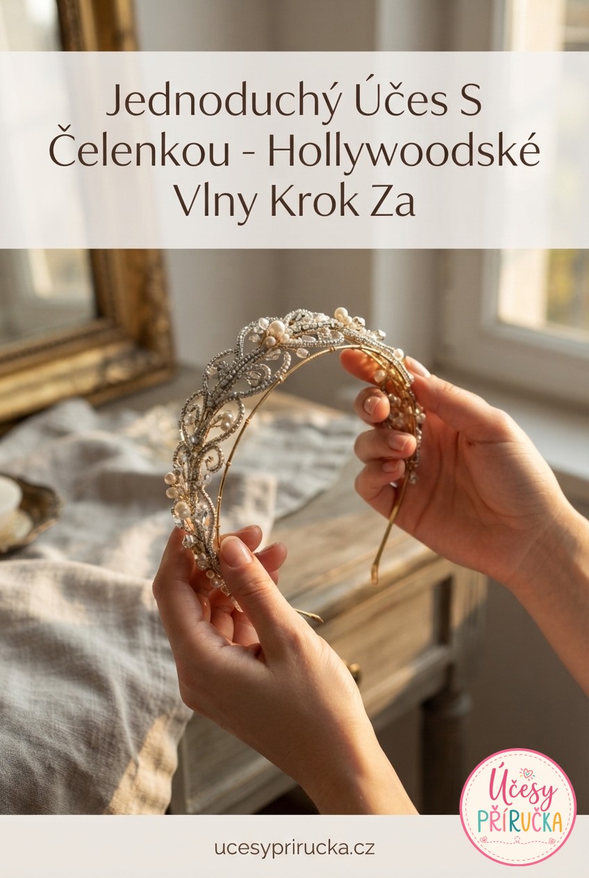 Jednoduchý Účes S Čelenkou - Hollywoodské Vlny Krok Za