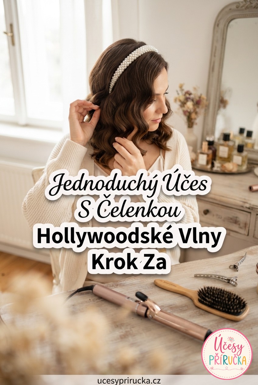 Jednoduchý Účes S Čelenkou - Hollywoodské Vlny Krok Za