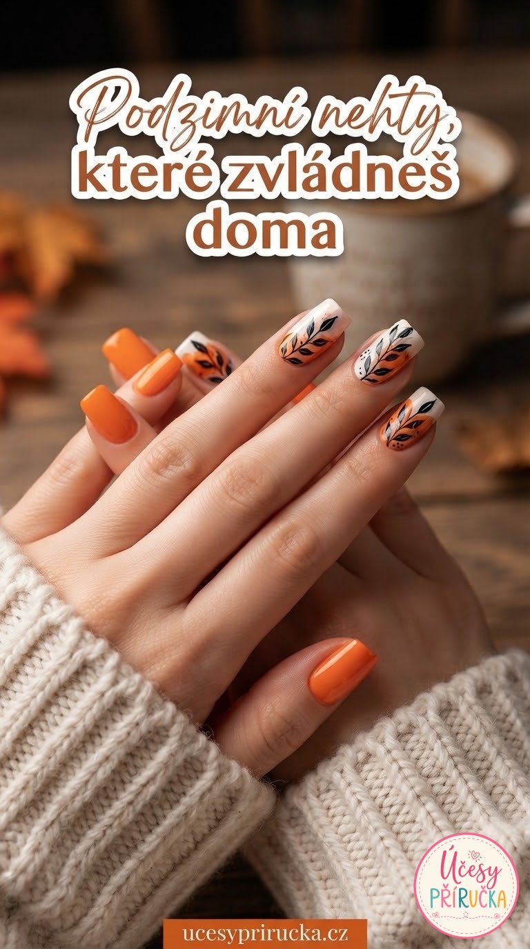 Podzimní nehty, které zvládneš doma