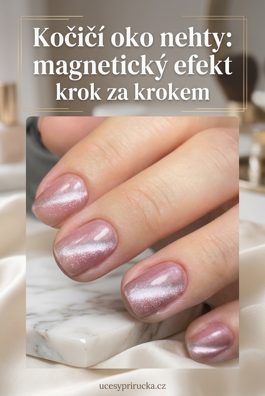 Kočičí oko nehty: magnetický efekt krok za krokem