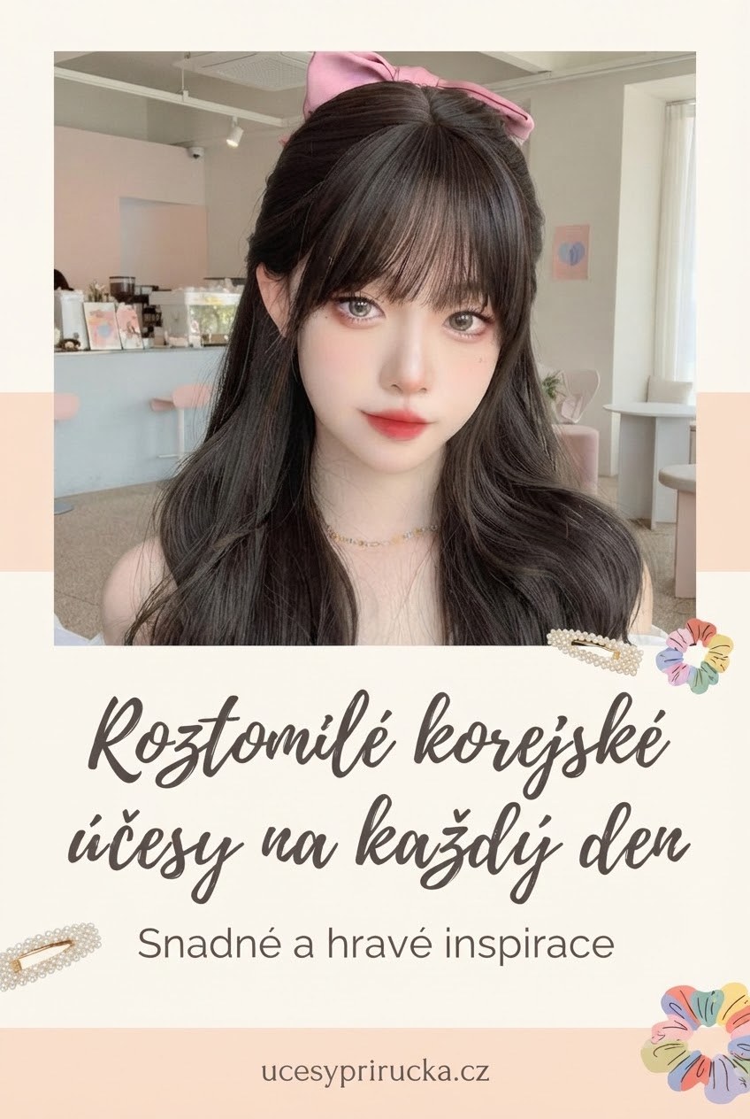 Roztomilé korejské účesy na každý den