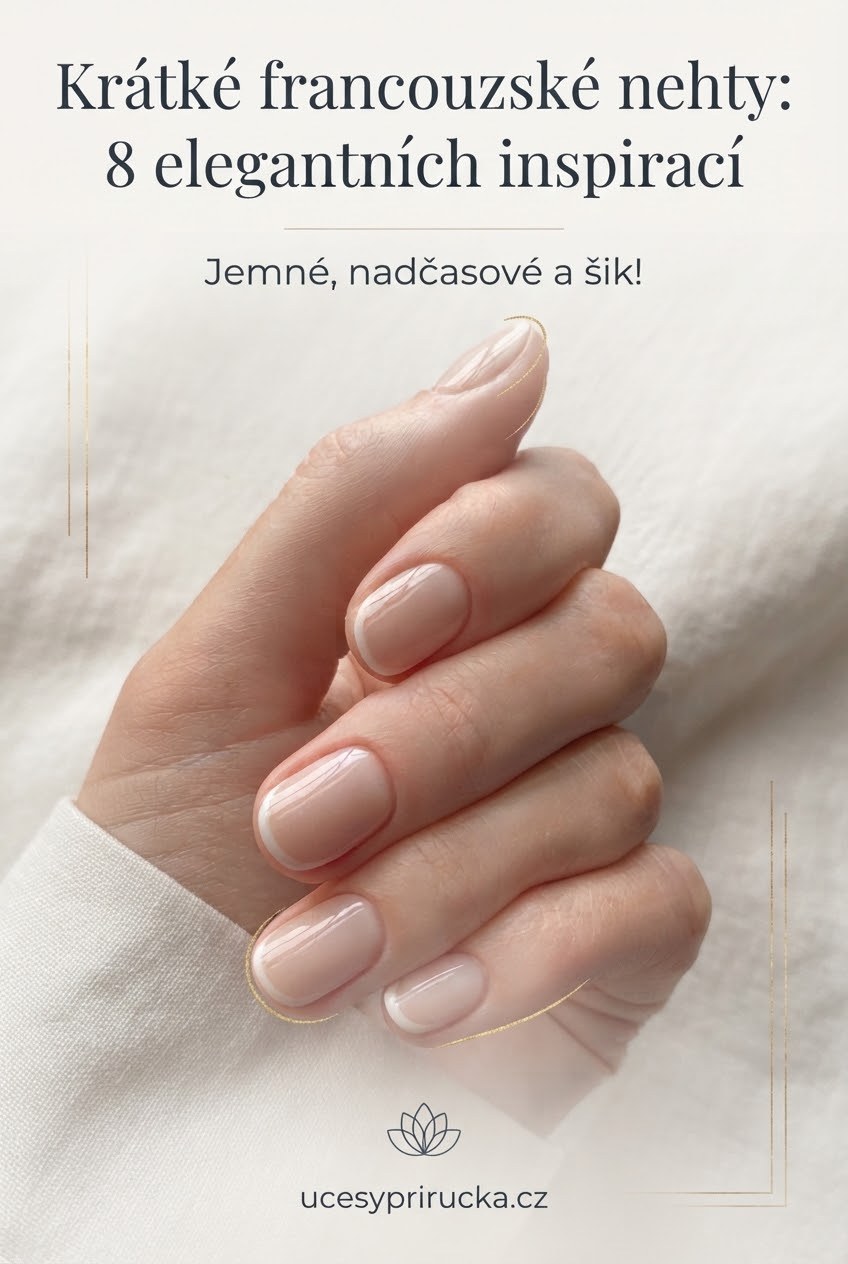 Krátké francouzské nehty: 8 elegantních inspirací