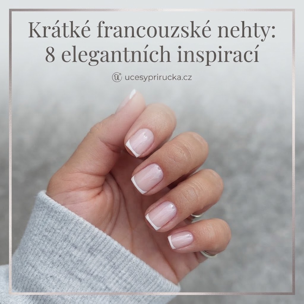 Krátké francouzské nehty: 8 elegantních inspirací