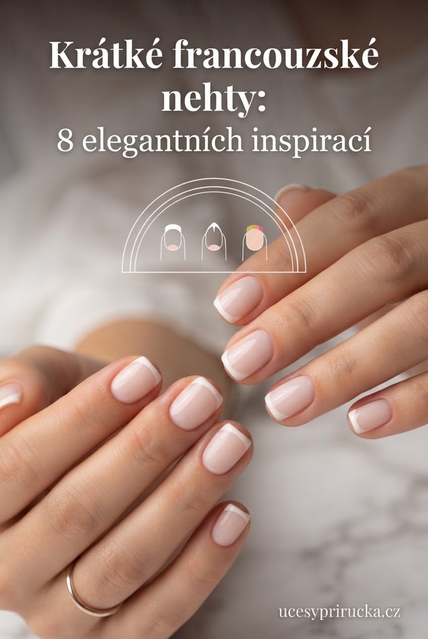 Krátké francouzské nehty: 8 elegantních inspirací