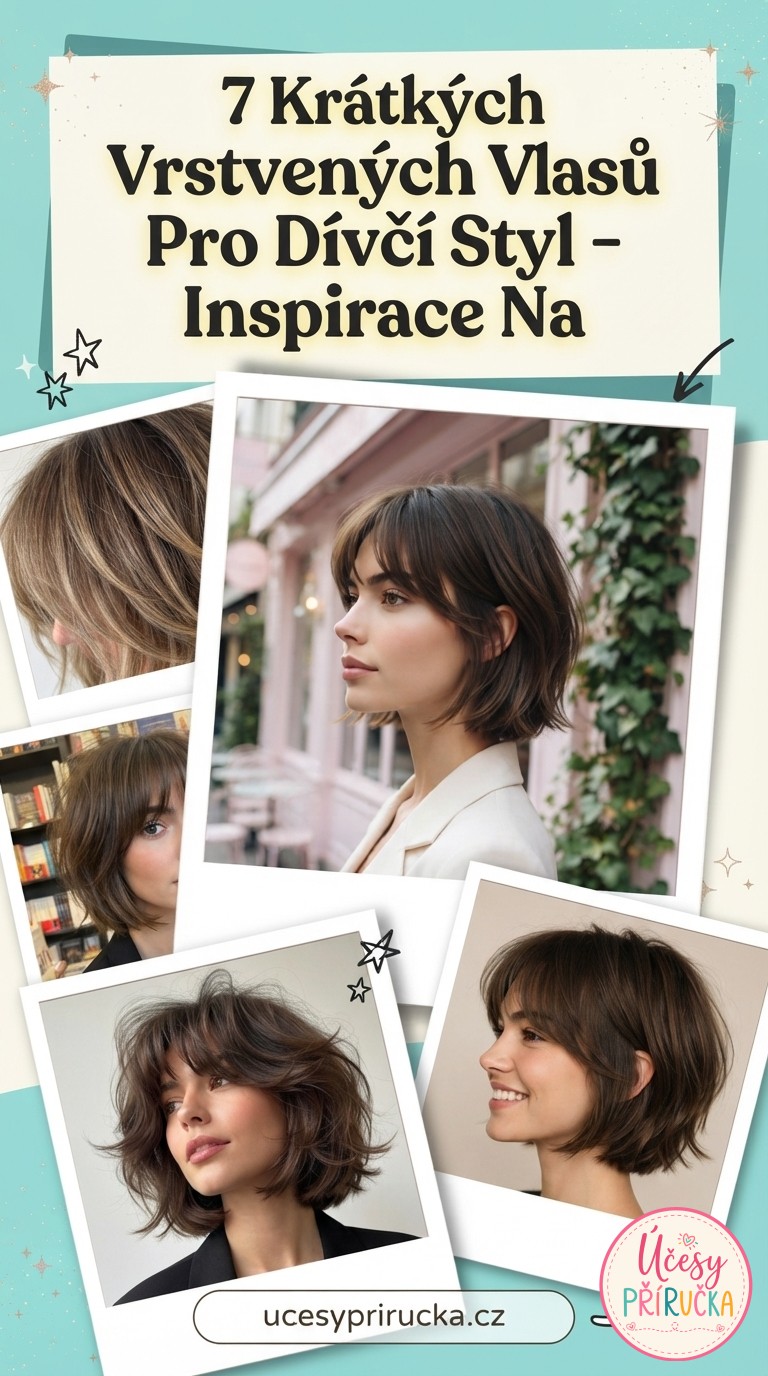 7 Krátkých Vrstvených Vlasů Pro Dívčí Styl - Inspirace Na