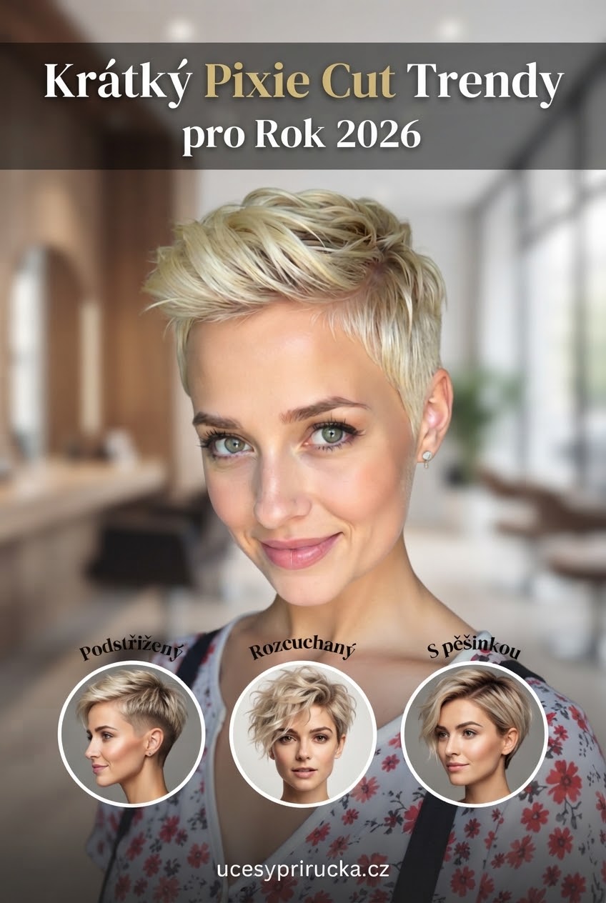 Krátký Pixie Cut Trendy pro Rok 2026