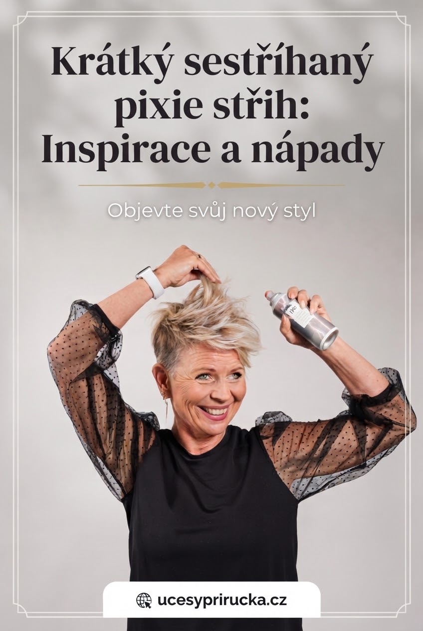 Krátký sestříhaný pixie střih: Inspirace a nápady