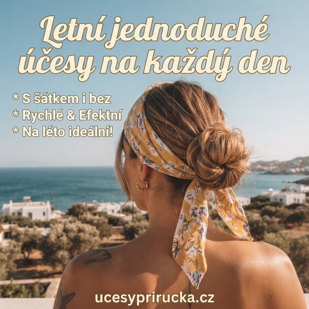 Letní jednoduché účesy na každý den