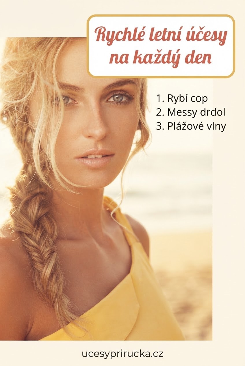 Rychlé letní účesy na každý den
