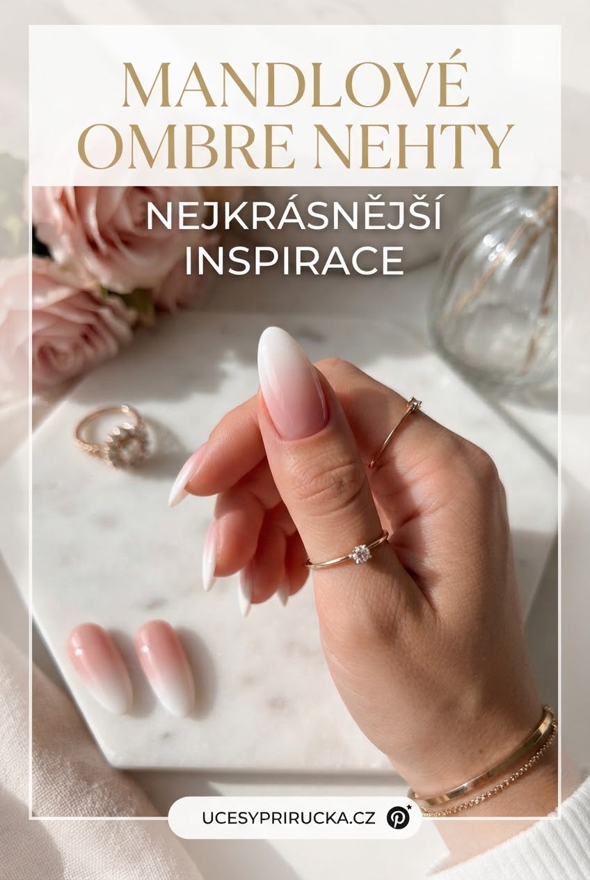 Mandlové ombre nehty: Nejkrásnější inspirace