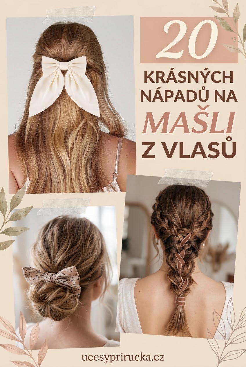 20 krásných nápadů na mašli z vlasů