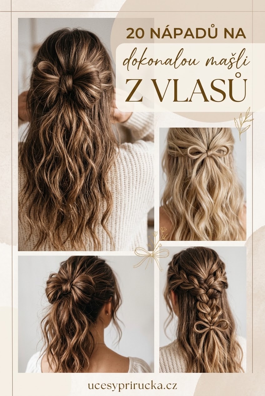 20 nápadů na dokonalou mašli z vlasů
