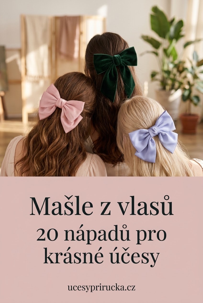 Mašle z vlasů 20 nápadů pro krásné účesy