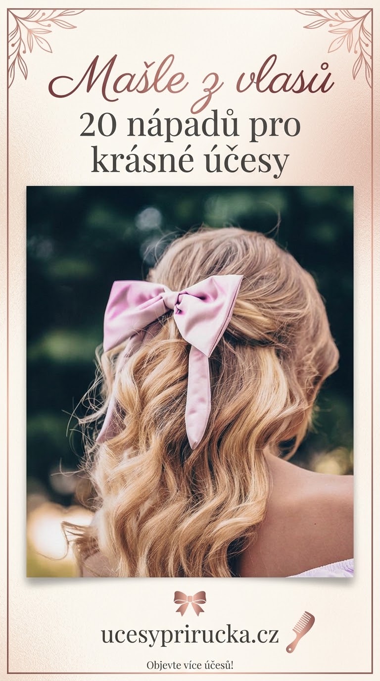 Mašle z vlasů 20 nápadů pro krásné účesy