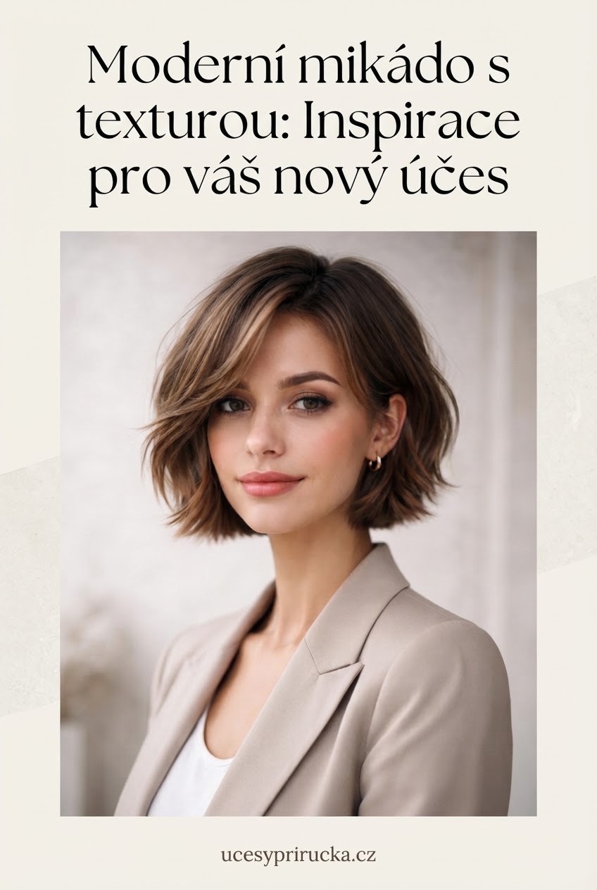 Moderní mikádo s texturou: Inspirace pro váš nový účes