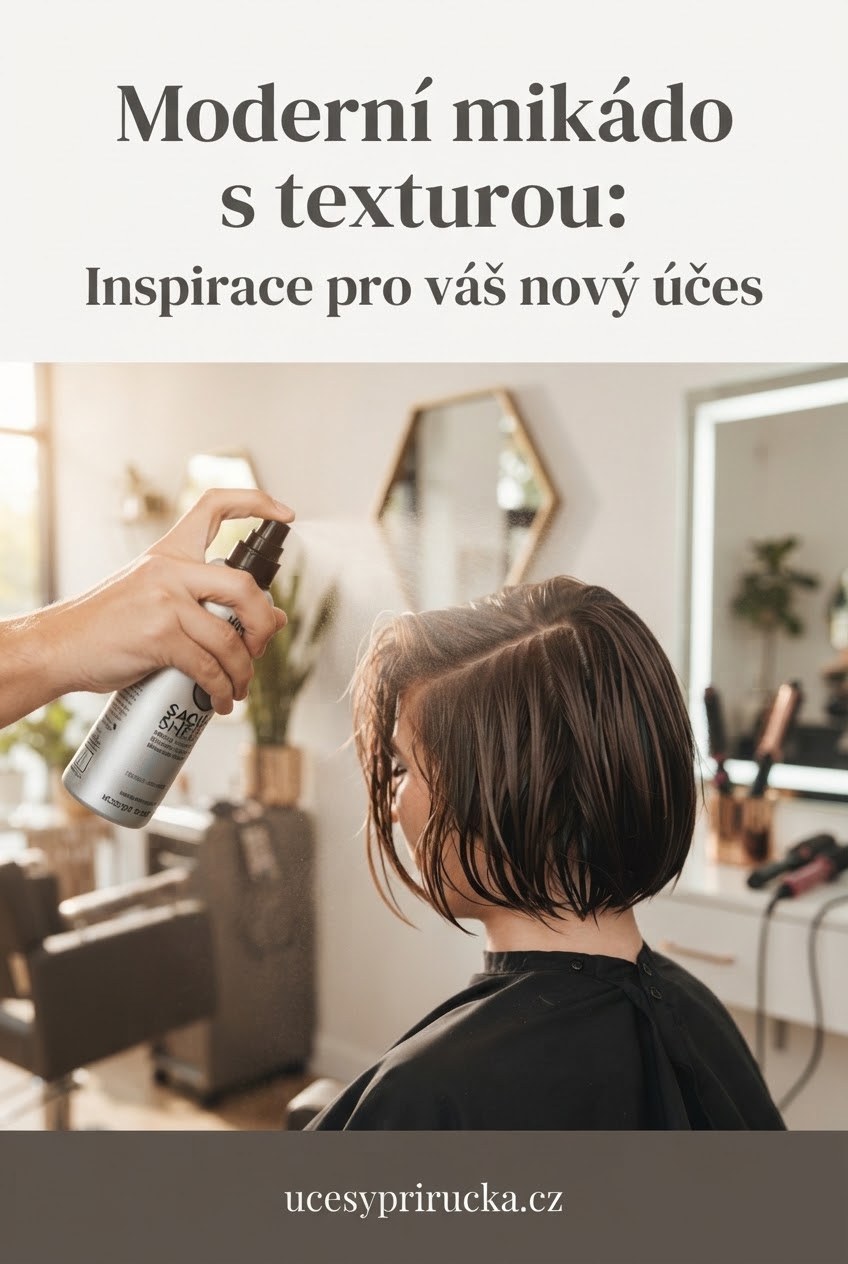 Moderní mikádo s texturou: Inspirace pro váš nový účes