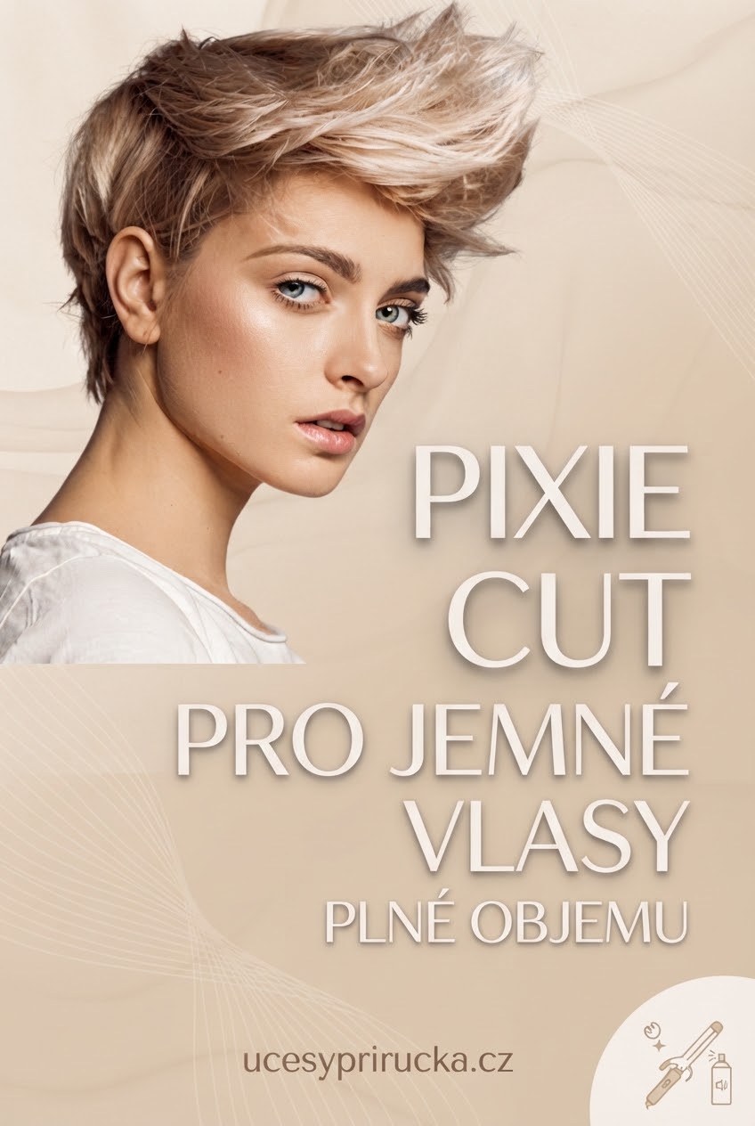 Pixie cut pro jemné vlasy plné objemu