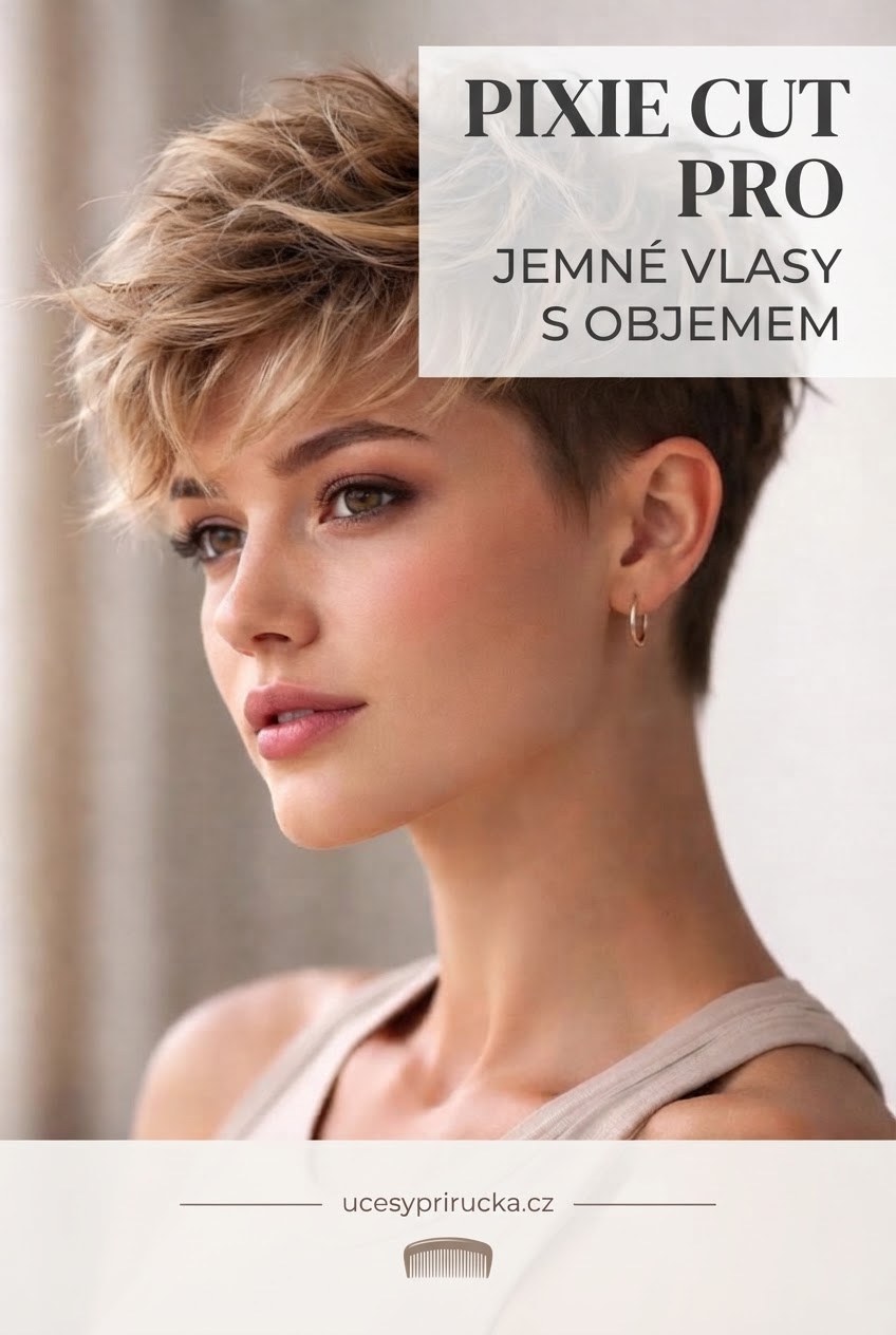 Pixie Cut Pro Jemné Vlasy S Obyjemem