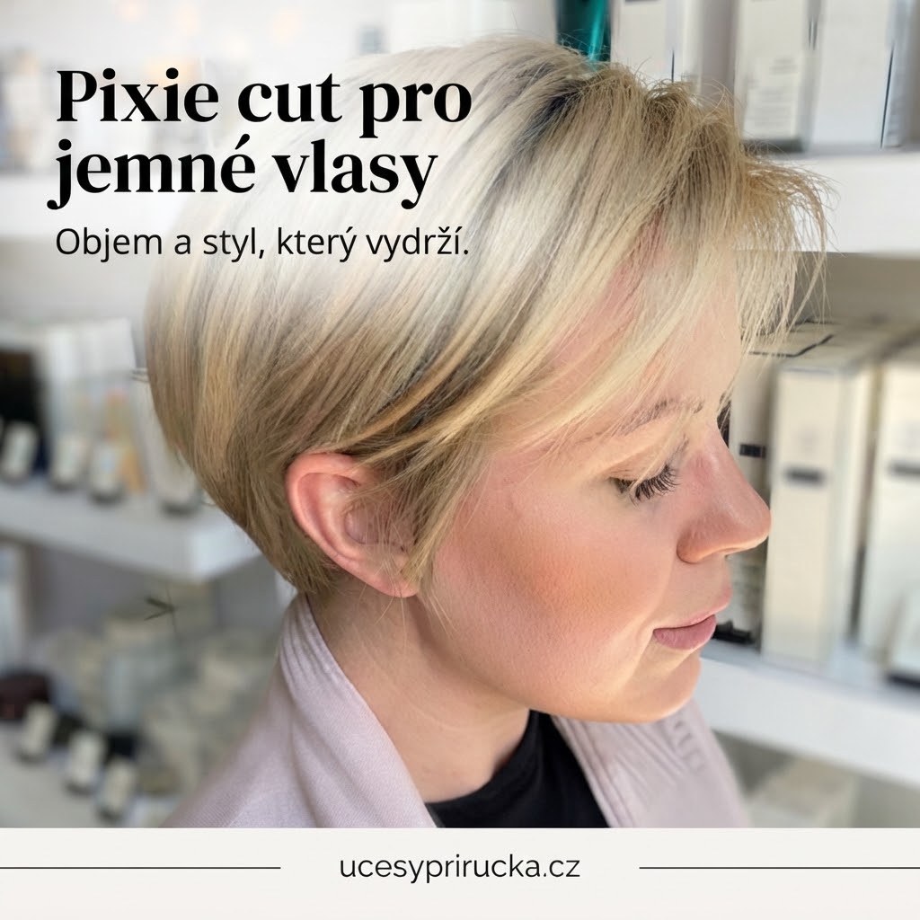 Pixie cut pro jemné vlasy