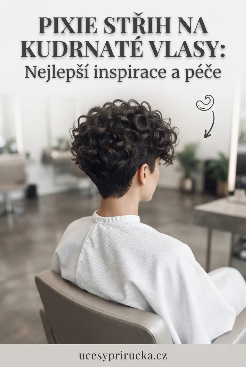Pixie střih na kudrnaté vlasy: Nejlepší inspirace a péče