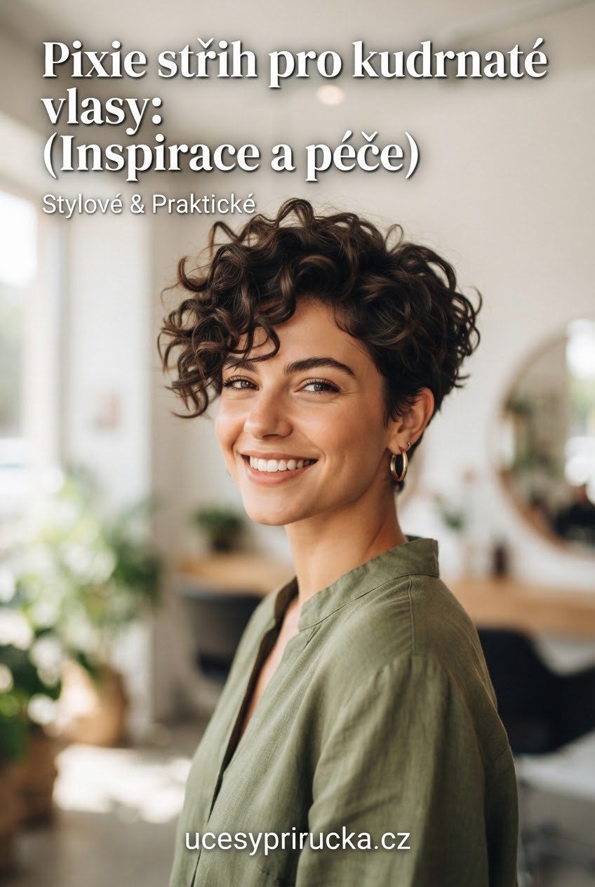 Pixie střih pro kudrnaté vlasy: Inspirace a péče