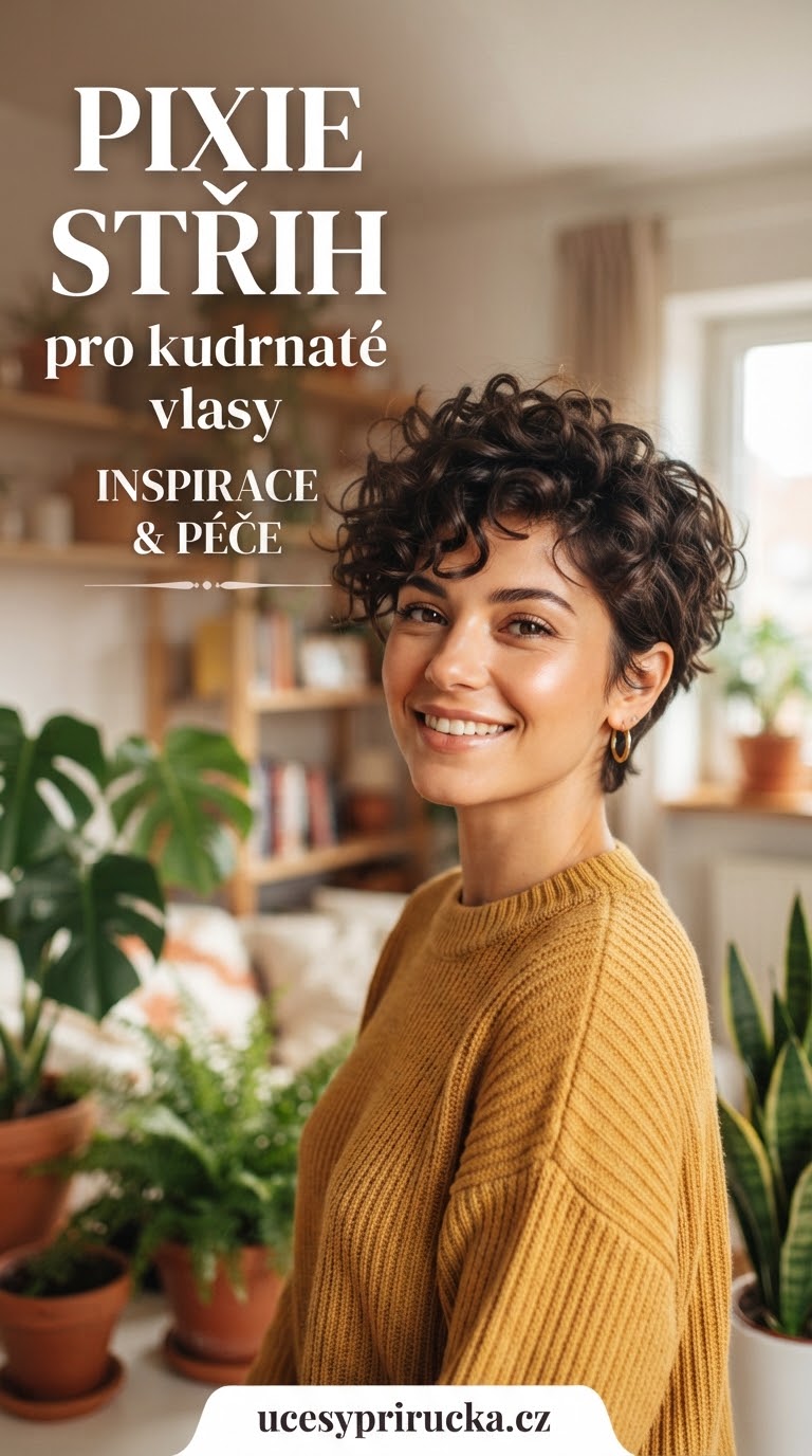 Pixie střih pro kudrnaté vlasy: Inspirace & péče