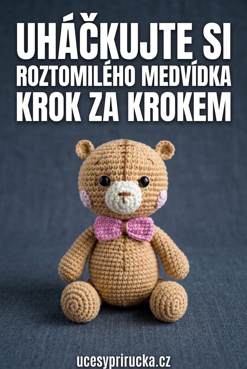 Uháčkujte si roztomilého medvídka krok za krokem