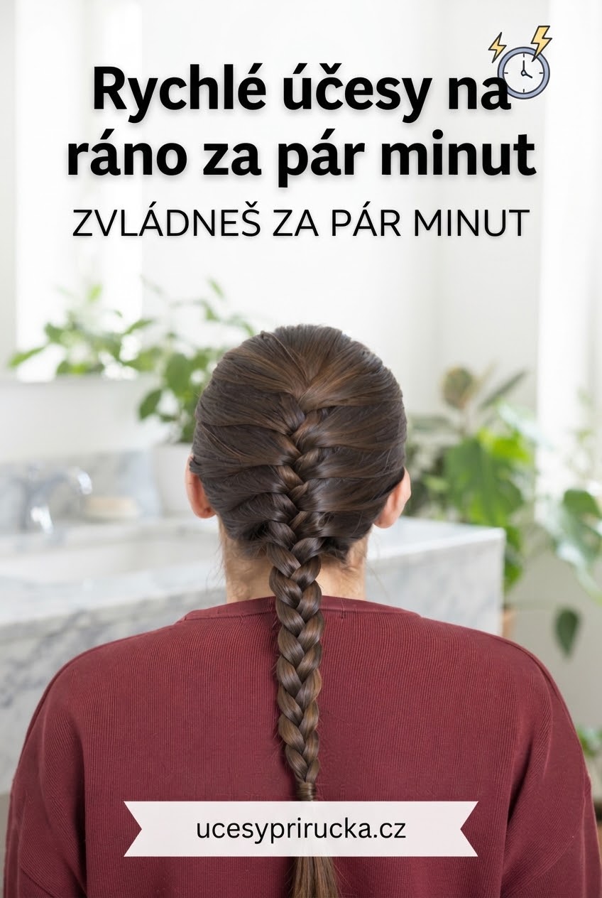Rychlé účesy na ráno za pár minut