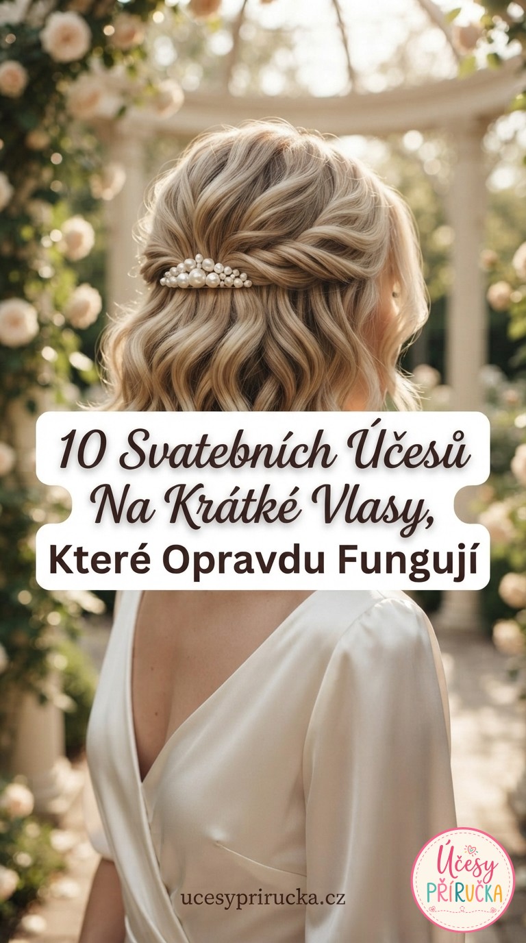 10 Svatebních Účesů Na Krátké Vlasy, Které Opravdu Fungují
