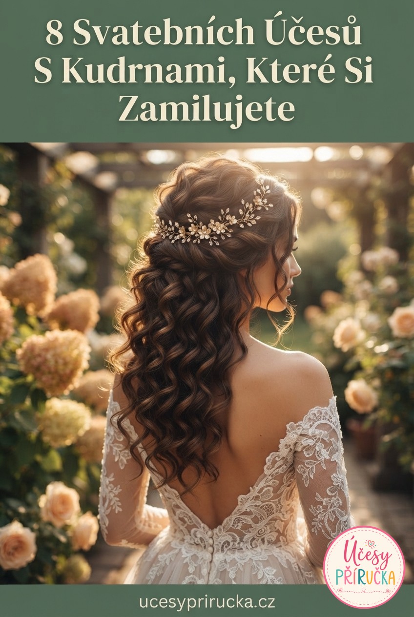 8 Svatebních Účesů S Kudrnami, Které Si Zamilujete