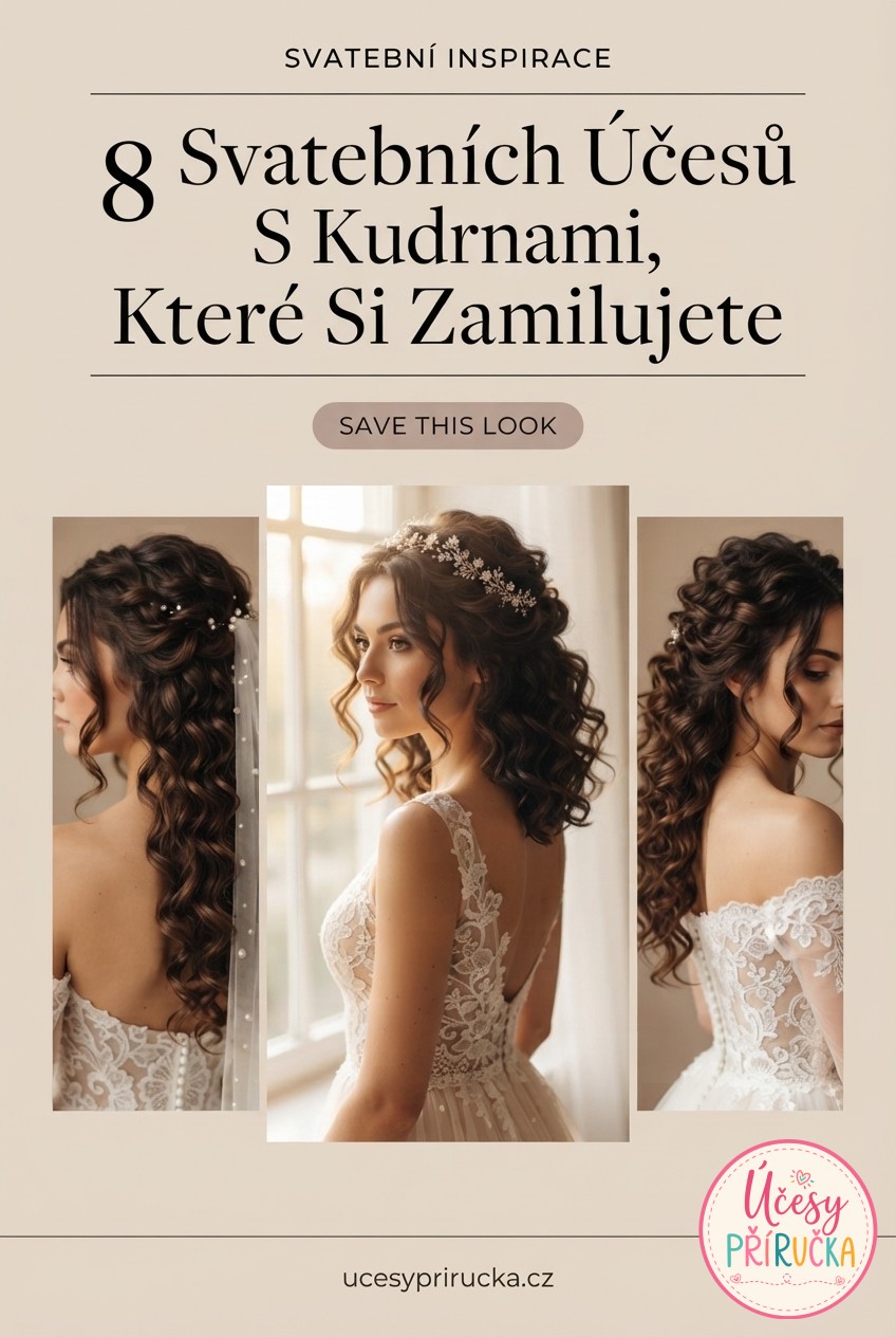 8 Svatebních Účesů S Kudrnami, Které Si Zamilujete