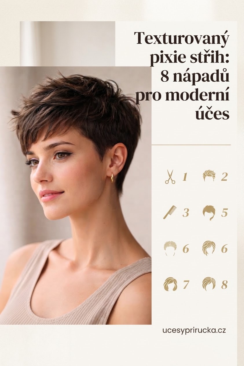 Texturovaný pixie střih: 8 nápadů pro moderní účes