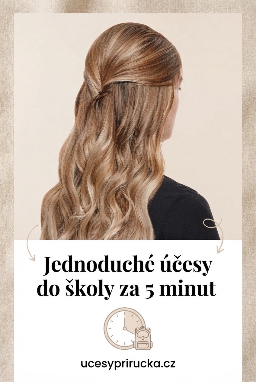 Jednoduché účesy do školy za 5 minut