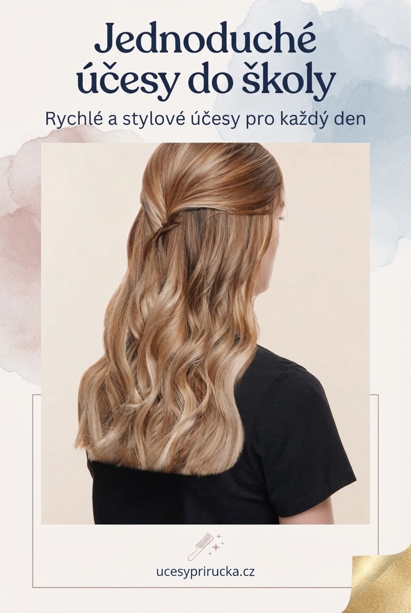 Jednoduché účesy do školy