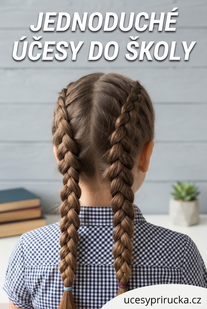 Jednoduché účesy do školy