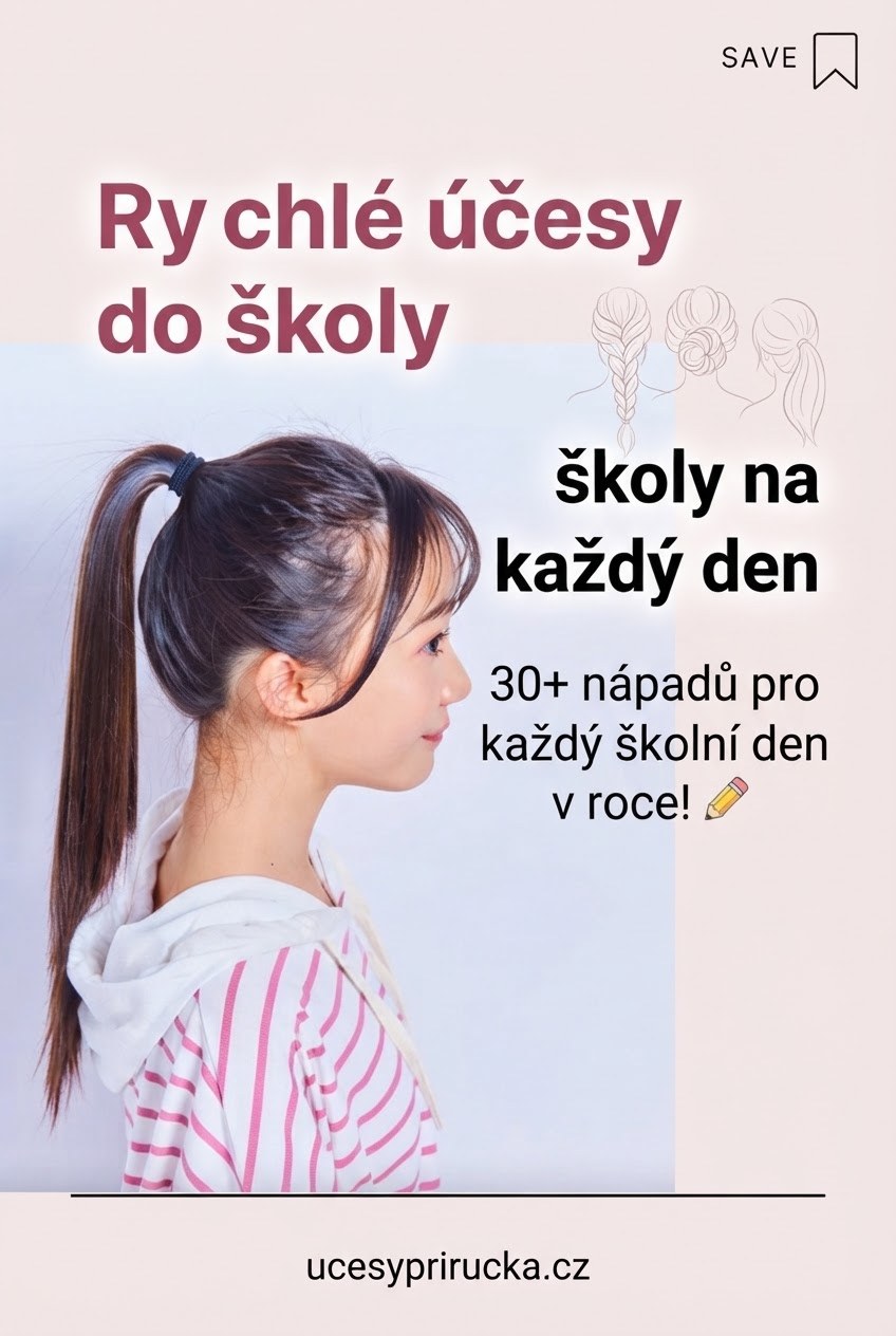 Rychlé účesy do školy na každý den