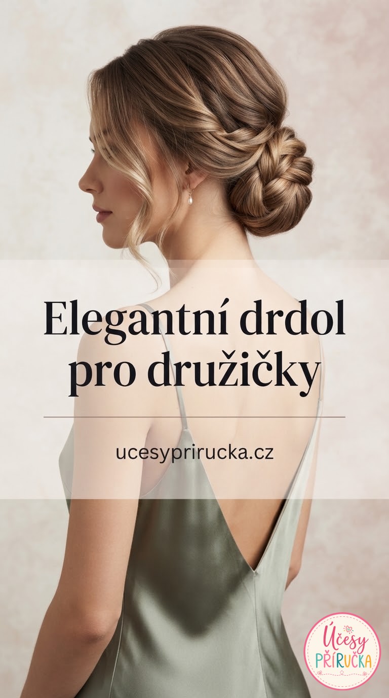 Elegantní drdol pro družičky