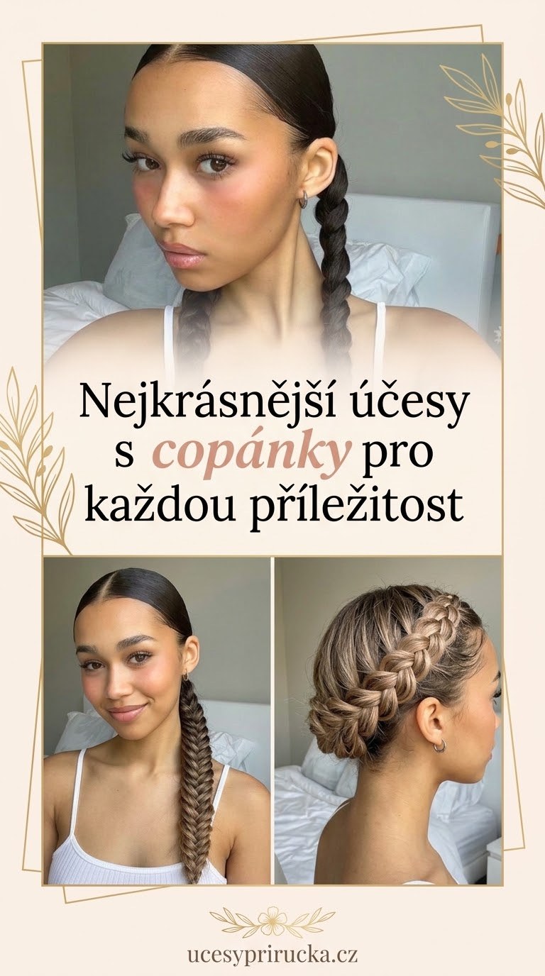 Nejkrásnější účesy s copánky pro každou příležitost