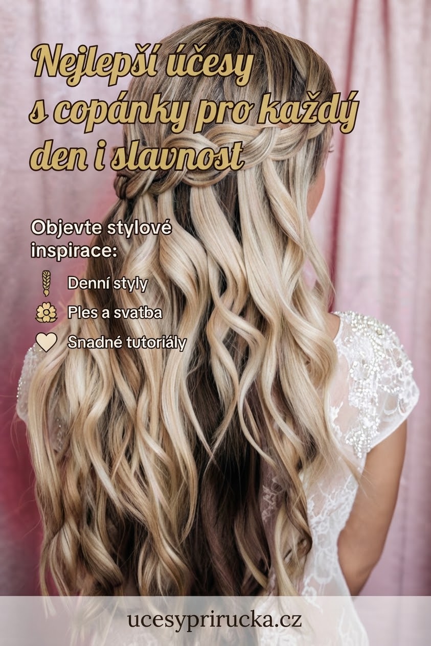 Nejlepší účesy s copánky pro každý den i slavnost
