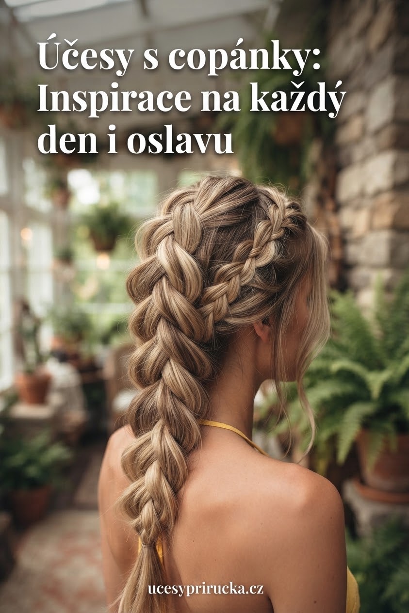 Účesy s copánky: Inspirace na každý den i oslavu
