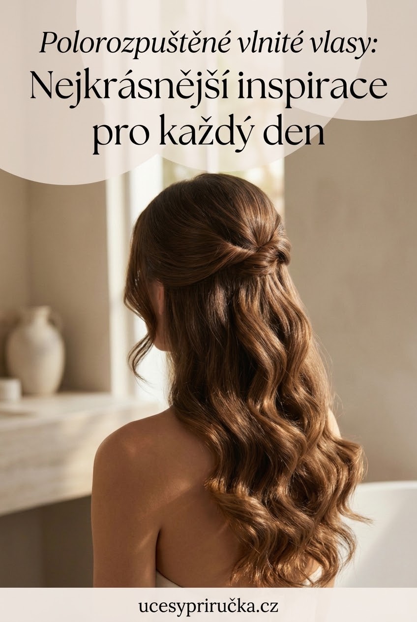 Polorozpuštěné vlnité vlasy: Nejkrásnější inspirace pro každý den