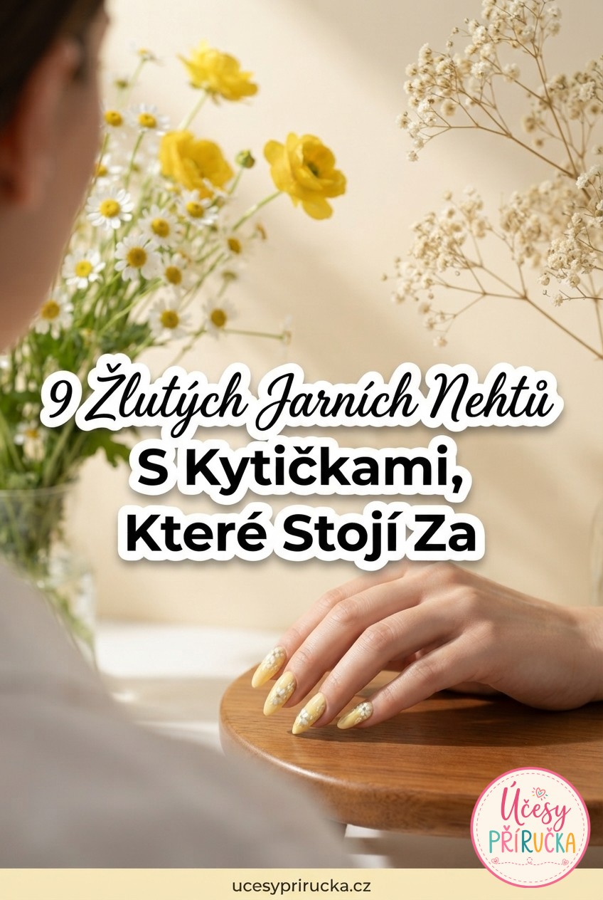 9 Žlutých Jarních Nehtů S Kytičkami, Které Stojí Za